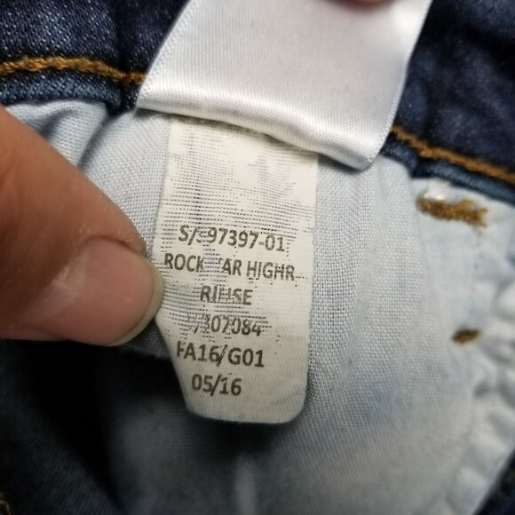 Old Navy Jeans Womens 6 Blue Rockstar Stretch Denim Ankle Skinny - Picture 10 of 10